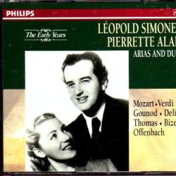 Leopold Simoneau, Pierrette Alarie Arias And Duets - The Early Years Фирменный CD 