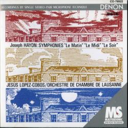 HAYDN Symphonies: Le Matin, Le Midi, Le Soir Фирменный CD 