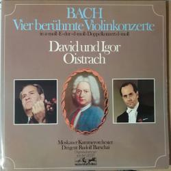 BACH Vier Berühmte Violinkonzerte: In A-moll - E-dur - D-moll - Doppelkonzert D-moll Виниловая пластинка 