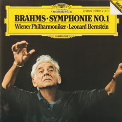 Brahms, Wiener Philharmoniker, Leonard Bernstein Symphonie No. 1 Фирменный CD 