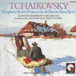 TCHAIKOVSKY Symphony No. 4 In F Minor, Op.36/Marche Slave, Op.31 Фирменный CD 