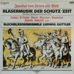 LUDWIG GUTTLER Bläsermusik Der Schütz-Zeit Виниловая пластинка 