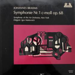 BRAHMS Symphonie Nr. 1 c-moll op. 68 Виниловая пластинка 