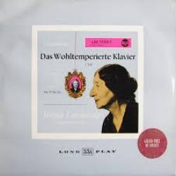 BACH Das Wohltemperierte Klavier 1. Teil Виниловая пластинка 