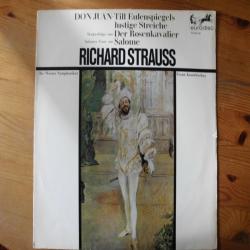 RICHARD STRAUSS Don Juan (Tondichtung Op. 20) - Walzerfolge Nr. 2 Aus "Der Rosenkavalier" - Till Eulenspiegels Lustige Streiche Op. 28 - Salomes Tanz Aus "Salome" Виниловая пластинка 
