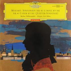 MOZART Sinfonien Nr. 40 G-Moll KV 550 / Nr. 41 C-Dur KV 551 (Jupiter-Sinfonie) Виниловая пластинка 