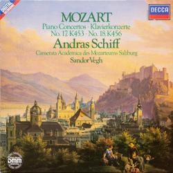 MOZART Piano Concertos: No. 17, K453 ・ No. 18, K456 Виниловая пластинка 