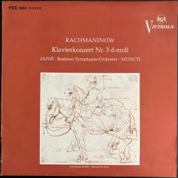RACHMANINOFF Piano Concerto No. 3 Виниловая пластинка 