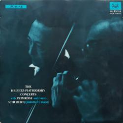 Schubert, Heifetz, Piatigorsky The Heifetz-Piatigorsky Concerts With Primrose And Guests · Quintette (C Major) Виниловая пластинка 