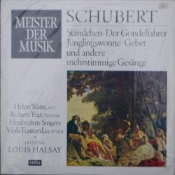SCHUBERT Mehrstimmige Gesänge Виниловая пластинка 