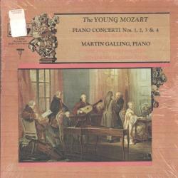 MOZART The Young Mozart (Piano Concerti Nos. 1, 2, 3, & 4) Виниловая пластинка 