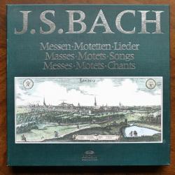 BACH Messen, Motetten, Lieder - Masses, Motets, Songs - Messes, Motets, Chants LP-BOX 