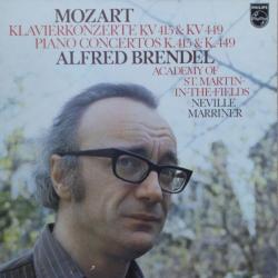 Mozart, Alfred Brendel Klavierkonzerte KV 415 & KV 449 Виниловая пластинка 