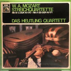 MOZART Streichquartette Nr.10 C-dur KV 170 - Nr.11 Es-dur KV 171 Виниловая пластинка 