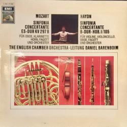 MOZART, HAYDN Sinfonie Concertante In E Flat For Oboe, Clarinet, Horn, Bassoon & Orchestra, K.297b; Sinfonia Concertante Виниловая пластинка 