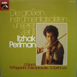 ITZHAK PERLMAN Die Großen Instrumentalsolisten Unserer Zeit III Виниловая пластинка 