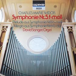 WIDOR Symphonie Nr.5 F-moll / Prélude Aus Symphonie Nr.8 B-moll / Allegro Aus Symphonie Nr.6 G-dur Виниловая пластинка 