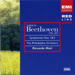 BEETHOVEN Symphony No. 1 / Symphony No. 5 Фирменный CD 