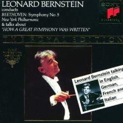 LEONARD BERNSTEIN, BEETHOVEN Leonard Bernstein Conducts Beethoven: Symphony No. 5 & Talks About "How A Great Symphony Was Written" Фирменный CD 
