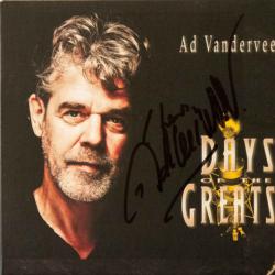 Ad Vanderveen Days Of The Greats Фирменный CD 