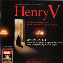 Patrick Doyle, Simon Rattle, City Of Birmingham Symphony Orchestra Henry V: Original Soundtrack Recording Фирменный CD 