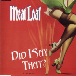 MEAT LOAF Did I Say That? Фирменный CD 
