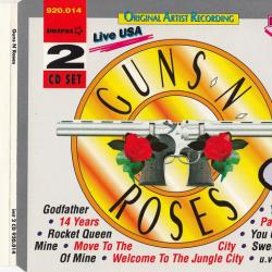 GUNS'N'ROSES Live USA Фирменный CD 