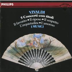 VIVALDI 5 Concerti Con Titoli Фирменный CD 