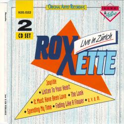 ROXETTE Live In Zürich Фирменный CD 
