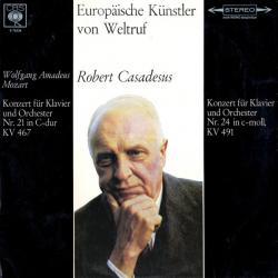 Mozart, Robert Casadesus Konzert Für Klavier Und Orchester Nr. 21 In C-dur KV 467 / Nr. 24 In C-moll KV 491 Виниловая пластинка 