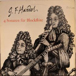 HANDEL Vier Sonaten Für Blockflöte Виниловая пластинка 