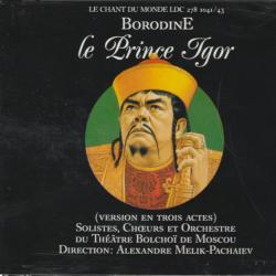 BORODIN Le Prince Igor ( Version En Trois Actes) Фирменный CD 