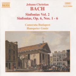 BACH Sinfonias Vol. 2 - Sinfonias, Op. 6, Nos. 1 - 6 Фирменный CD 