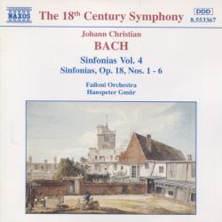 BACH Sinfonias Vol. 4 - Sinfonias, Op. 18, Nos. 1 - 6 Фирменный CD 