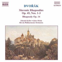 DVORAK Slavonic Rhapsodies Op.45, Nos.1-3 - Rhapsody Op.14 Фирменный CD 