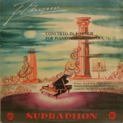 CHOPIN Concerto In F Minor For Piano And Orchestra, Op. 21 Виниловая пластинка 