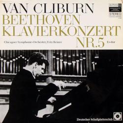 VAN CLIBURN BEETHOVEN Klavierkonzert Nr.5 Es-Dur Виниловая пластинка 