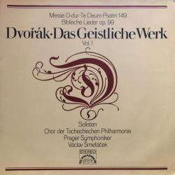 DVORAK Das Geistliche Werk Vol. I Виниловая пластинка 