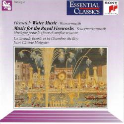 HANDEL Water Music (Wassermusik) / Music For The Royal Fireworks (Feuerwerksmusik - Musique Pour Les Feux D'artifice Royaux) Фирменный CD 