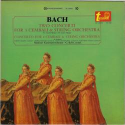 BACH Two Concerti For 3 Cembali & String Orchestra (N° 1 In D Minor - N° 2 In C Major) / Concerto For 4 Cembali & String Orchestra (In A Minor) Виниловая пластинка 
