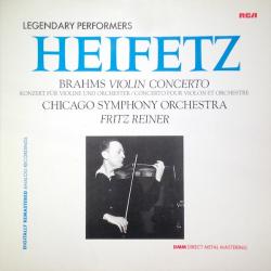 HEIFETZ   BRAHMS Violin Concerto = Konzert Für Violine Und Orchester = Concerto Pour Violon Et Orchestre Виниловая пластинка 