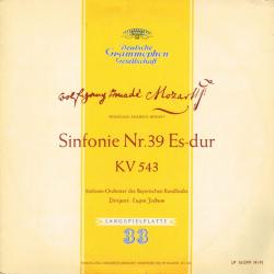 MOZART Sinfonie Nr. 39 Es-dur KV 543 Виниловая пластинка 