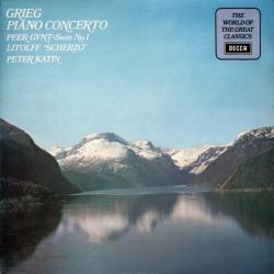 GRIEG   LITOLFF Piano Concerto / Peer Gynt - Suite No. 1 / "Scherzo" Виниловая пластинка 