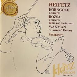 HEIFETZ Concerto / Concerto / Tema Con Variazioni / "Carmen" Fantasy Фирменный CD 