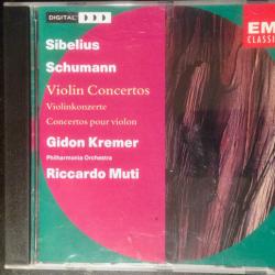 Gidon Kremer, Riccardo Muti, Philharmonia Orchestra / Sibelius & Schumann Violin Concertos Фирменный CD 