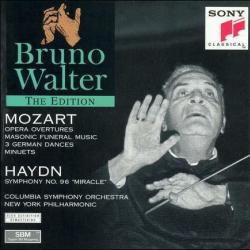 MOZART Opera Overtures, Masonic Funeral Music, 3 German Dances/Haydn: Symphony No. 96 "Miracle" Фирменный CD 