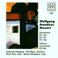 MOZART Divertimenti ; Sinfonia Concertante K364 Фирменный CD 