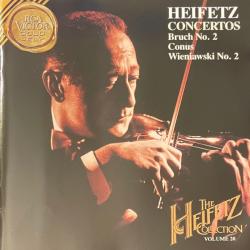 HEIFETZ Concertos: Bruch No. 2 / Conus / Wieniawski No. 2 Фирменный CD 