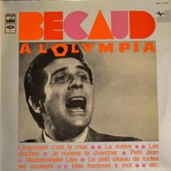 GILBERT BECAUD Bécaud À L'Olympia Виниловая пластинка 