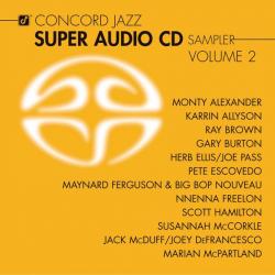 VARIOUS Concord Jazz Super Audio CD Sampler Volume 2 Фирменный CD 